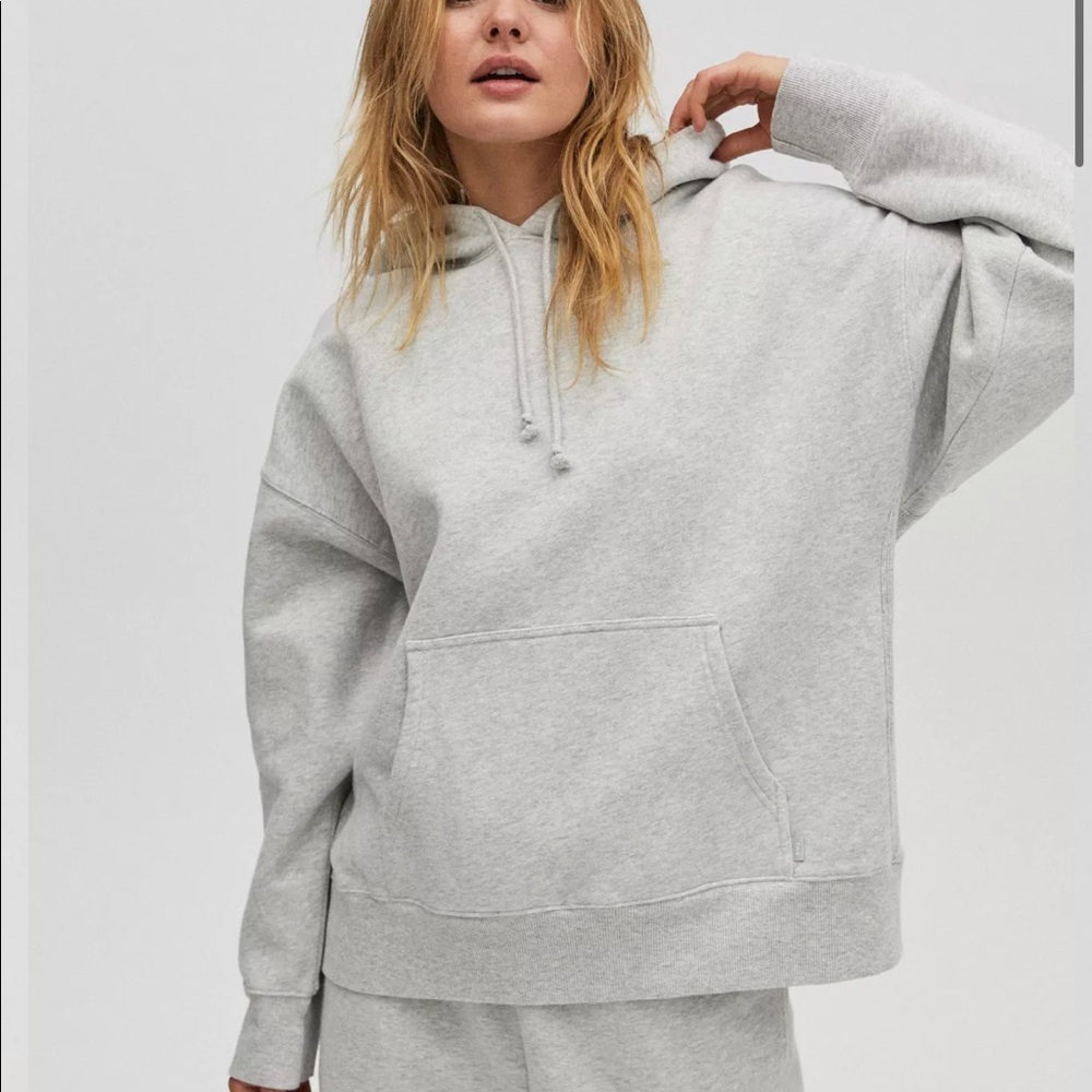 Aritzia cozy fleece boyfriend hoodie